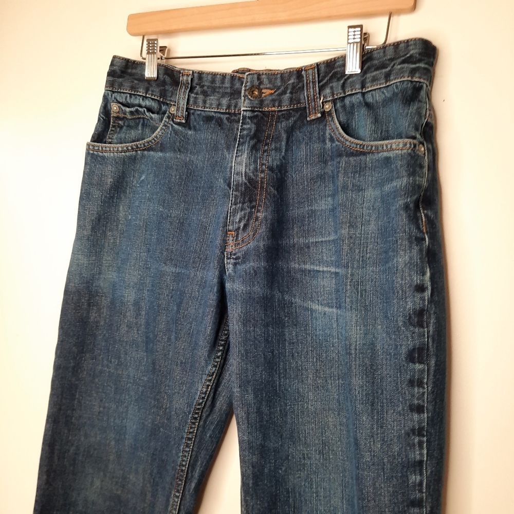 Timberland Straight Leg Jeans Medium Wash Denim Mens Size 32 Work Casual - Picture 12 of 12